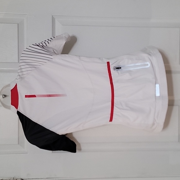 Performance Bicycle Women's Cycling Jersey White/Red/Black 4 Pocket.Size Small - Picture 5 of 7